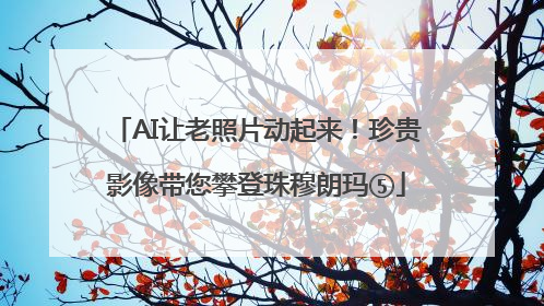 AI让老照片动起来！珍贵影像带您攀登珠穆朗玛⑤