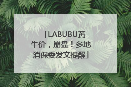 LABUBU黄牛价，崩盘！多地消保委发文提醒